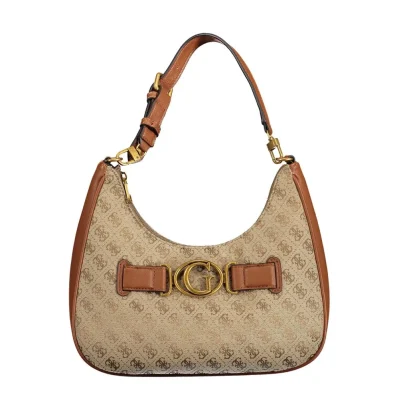 Brown Polyethylene Handbag