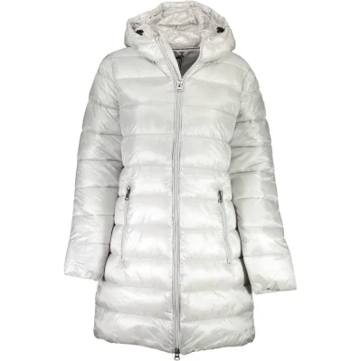 Gray Polyamide Jackets & Coat