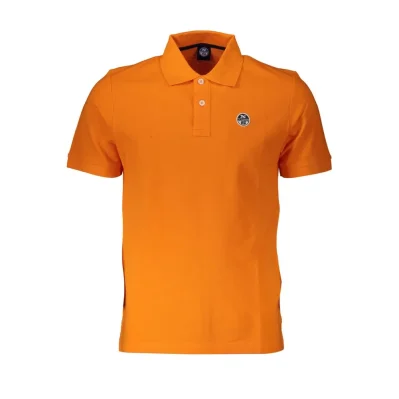 Orange Cotton Polo Shirt