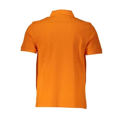 Orange Cotton Polo Shirt