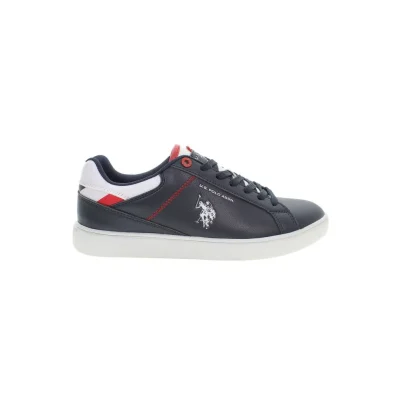 Blue Polyester Sneaker