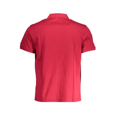 Red Cotton Polo Shirt