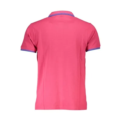 Pink Cotton Polo Shirt