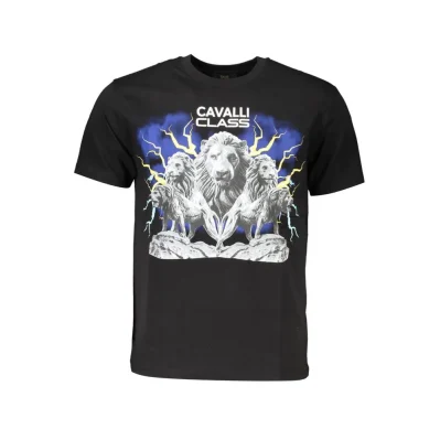 Black Cotton T-Shirt