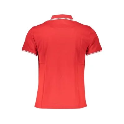 Red Cotton Polo Shirt