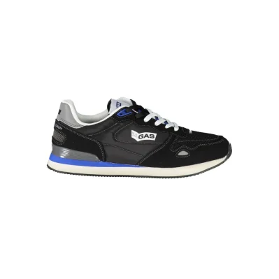 Black Polyester Sneaker