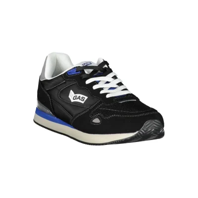 Black Polyester Sneaker