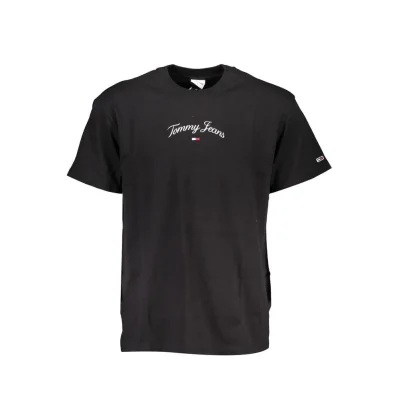Black Cotton T-Shirt