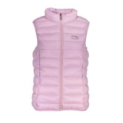 Pink Polyamide Jackets & Coat