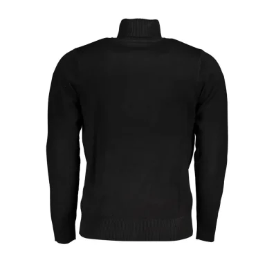 Black Nylon Sweater