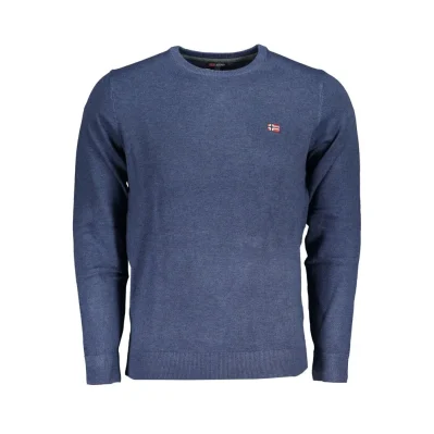 Blue Fabric Sweater