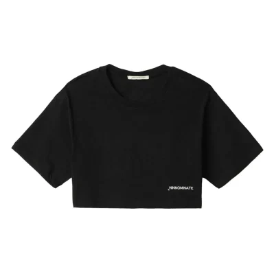 Black Cotton Tops & T-Shirt