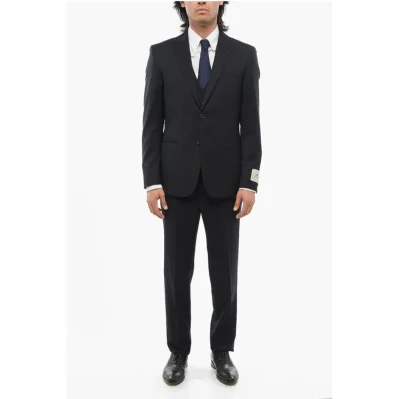 CC COLLECTION 3-Piece REFINED Suit with Peak Lapel