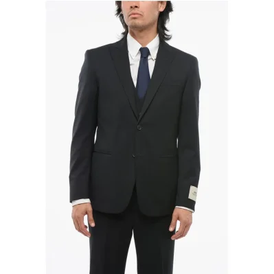 CC COLLECTION 3-Piece REFINED Suit with Peak Lapel