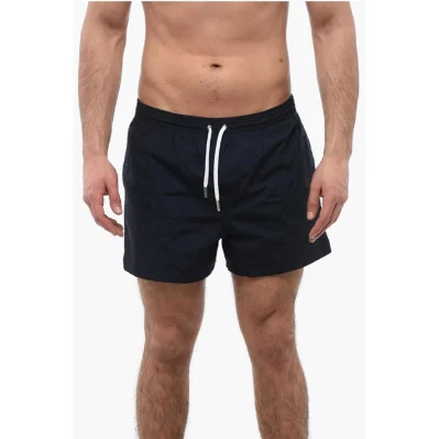 Swim Boxer with Contrasting Logo