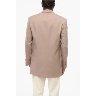 Mohair Blend Blazer with Shawl Lapel