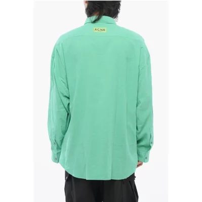 Solid Color Long Sleeves Polo Shirt