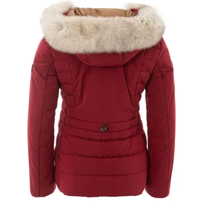 Bordeaux Polyester Jackets & Coat
