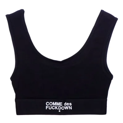 Black Cotton Tops & T-Shirt