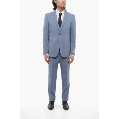 CC COLLECTION 3-Piece REFINED Suit with Peak Lapel