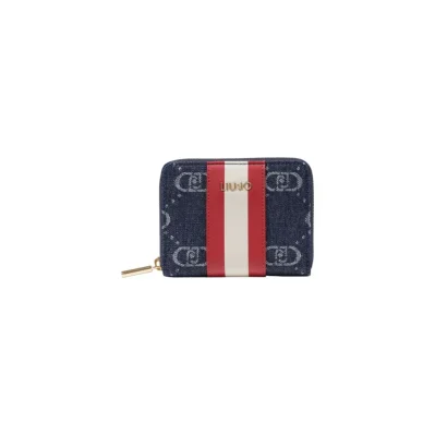 Blue Polyester Wallet