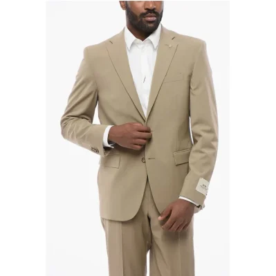 CC COLLECTION Stretch Wool REFINED Suit with Flap Pockets