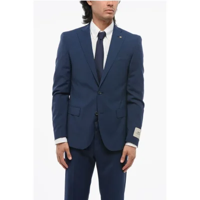 CC COLLECTION Virgin Wool RESET Suit with Micro Houndstooth