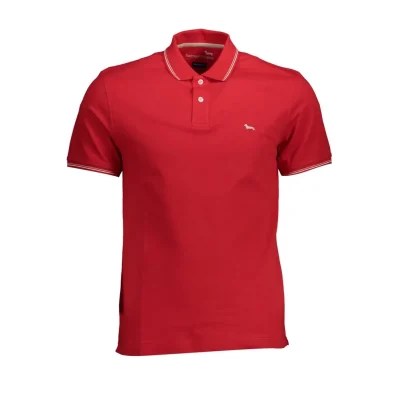 Red Cotton Polo Shirt