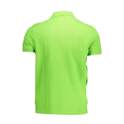 Green Cotton Polo Shirt