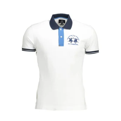 White Cotton Polo Shirt
