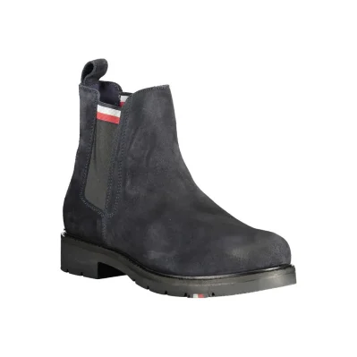 Blue Polyester Boot