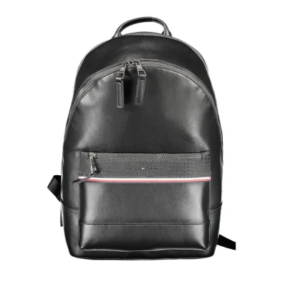 Black Polyester Backpack