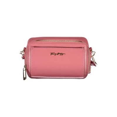 Pink Polyethylene Handbag