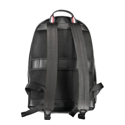 Black Polyester Backpack