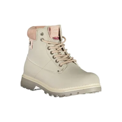 Gray Polyester Boot