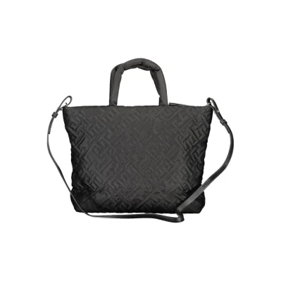 Black Polyester Handbag