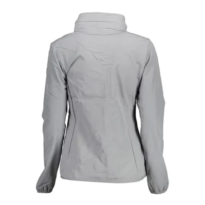 Gray Polyester Jackets & Coat
