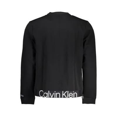 Black Polyester Sweater