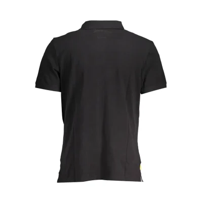Black Cotton Polo Shirt