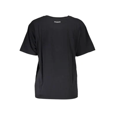 Black Cotton Tops & T-Shirt