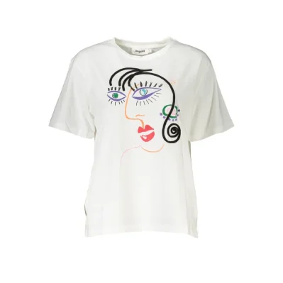 White Cotton Tops & T-Shirt