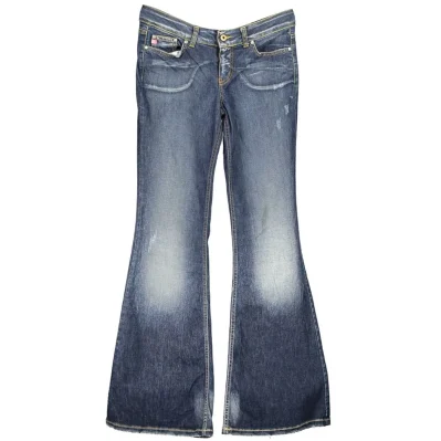 Blue Cotton Jeans & Pant