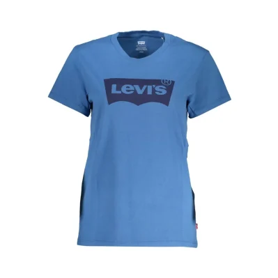 Blue Cotton Tops & T-Shirt