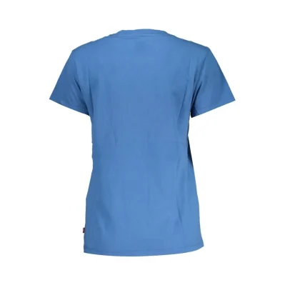 Blue Cotton Tops & T-Shirt