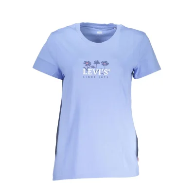 Blue Cotton Tops & T-Shirt