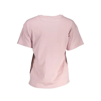 Pink Cotton Tops & T-Shirt