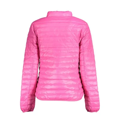 Pink Polyamide Jackets & Coat