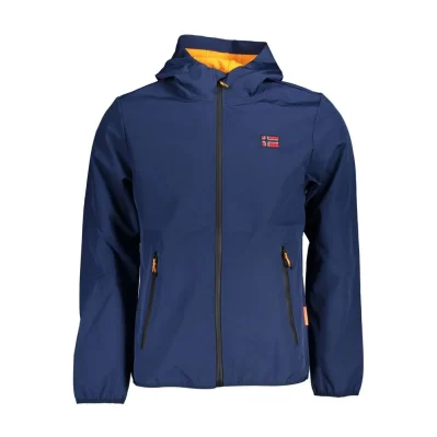 Blue Polyester Jacket