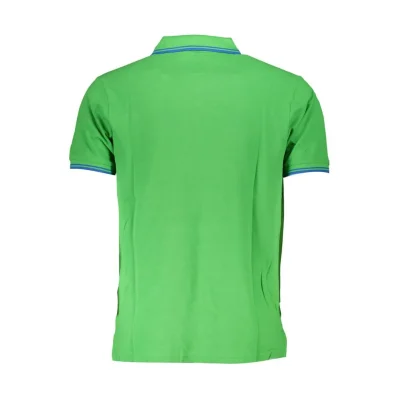Green Cotton Polo Shirt