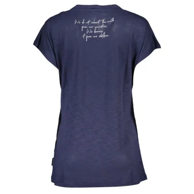Blue Viscose Tops & T-Shirt